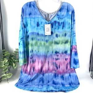 New! Gorgeous Tie-Dye Pullover